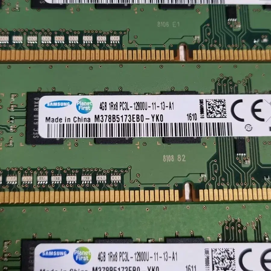 삼성 데탑용 DDR3L 4G 팝니다.단면