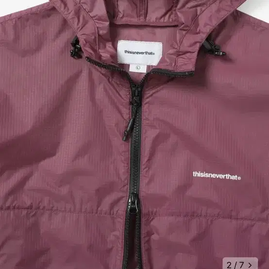 디스이즈네버댓 T-Light Jacket Plum M사이즈 새상품