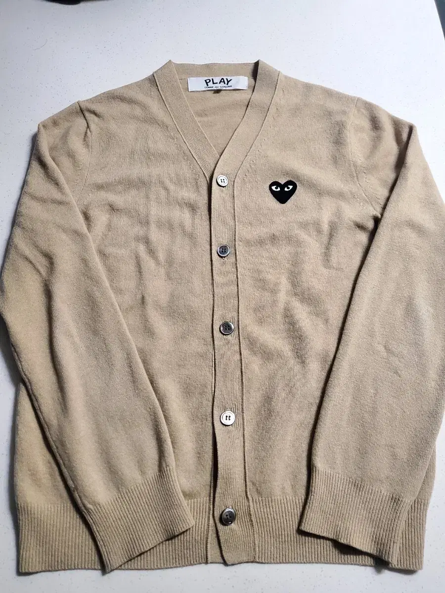 [M]Comme des Garçons Beige cardigan