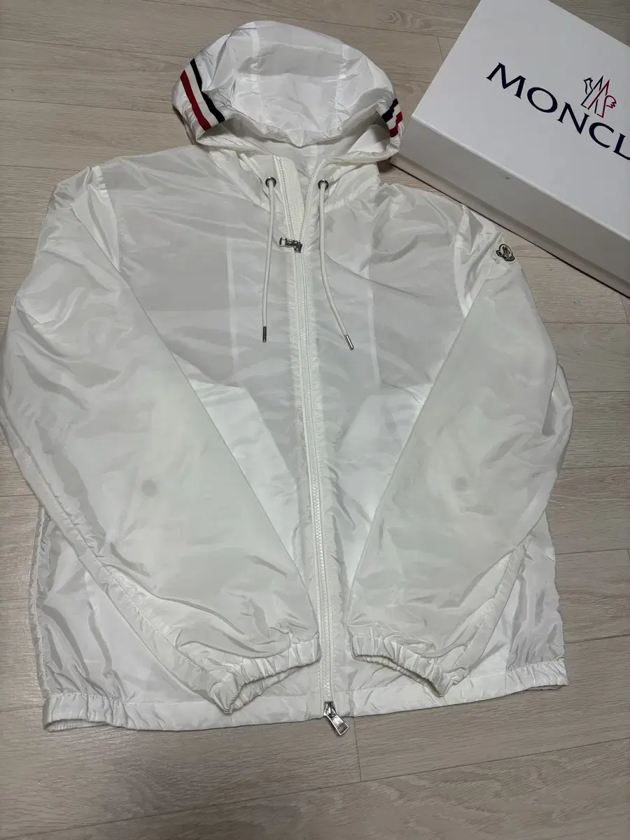 [S+/24 Years/3Size]Moncler Grimfuss White Windbreaker