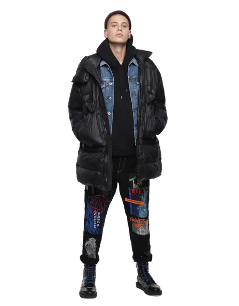 [TAFFO] Diesel OnLeaderBrave Oversized Men's Duck Down Padding