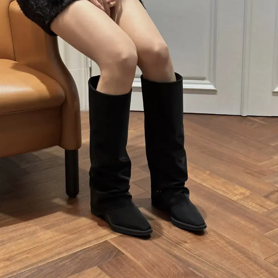 막마드 Hill Leg warmer long Boots black 부츠