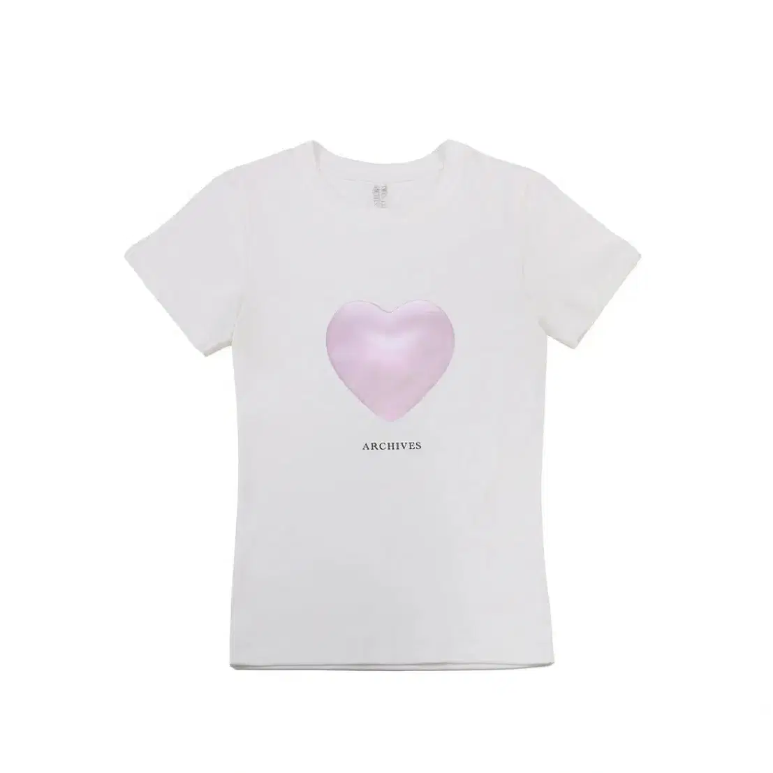 2000archives matt love t-shirt 화이트핑크