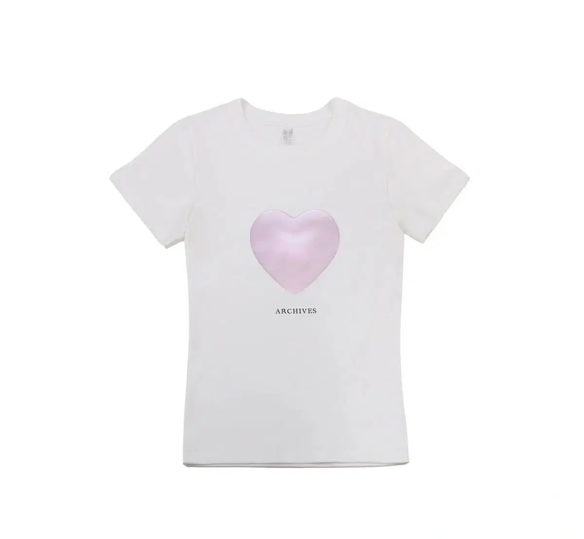 2000archives matt love t-shirt 화이트핑크