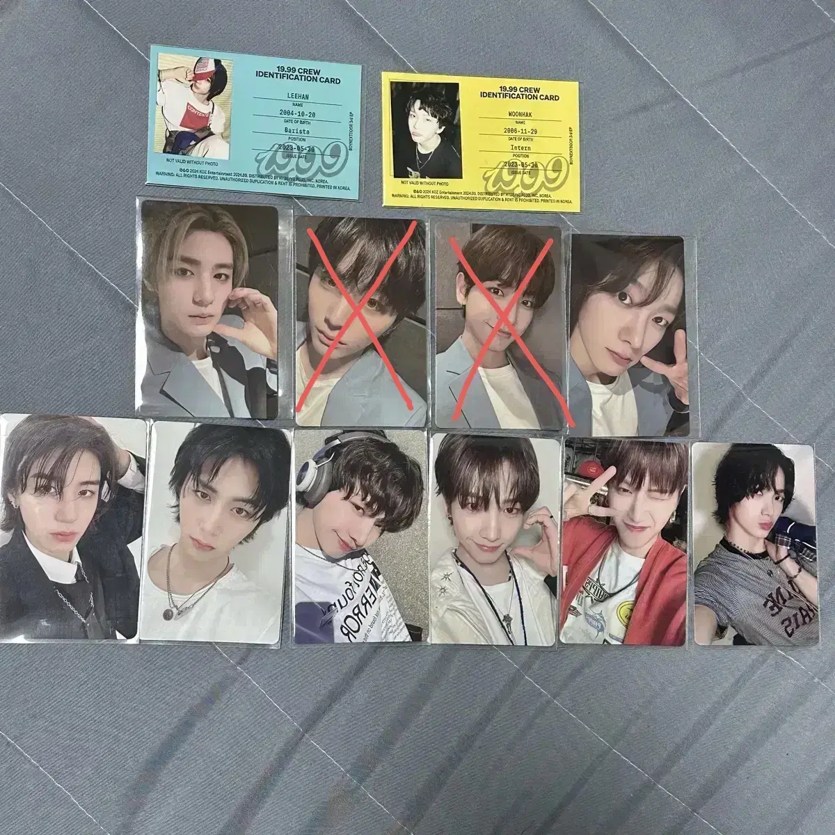 Boynextdoor wts 19.99 weverse unreleased photocard taesan myung jaehyun leehan sungho riwoo Woonhak