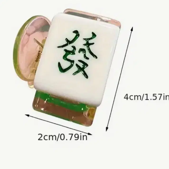 (4개 일괄가격) 마작 머리핀 집게핀 장식 클립 포니 테일 홀더