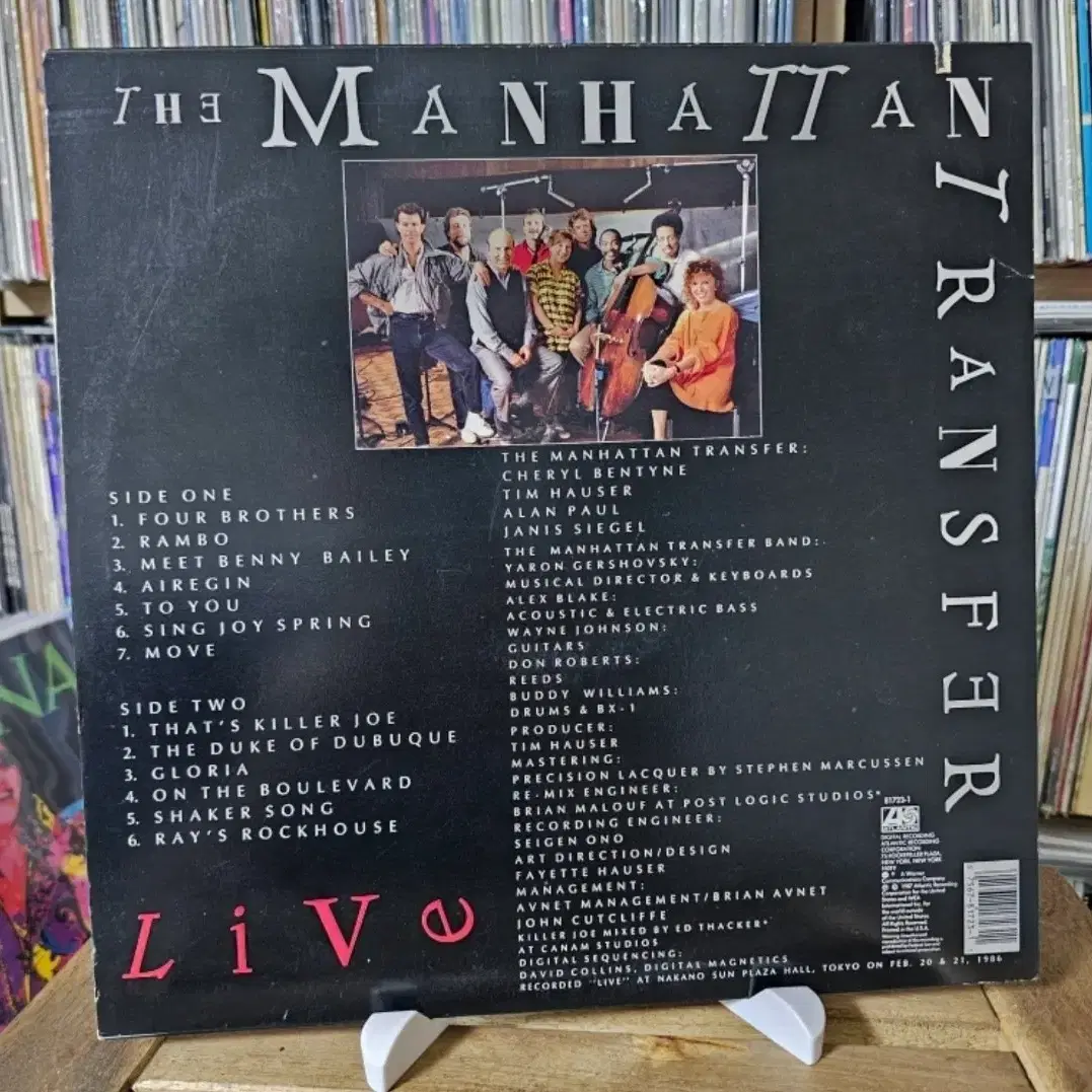 (맨하탄 트랜스퍼) Manhattan Transfer - Live LP