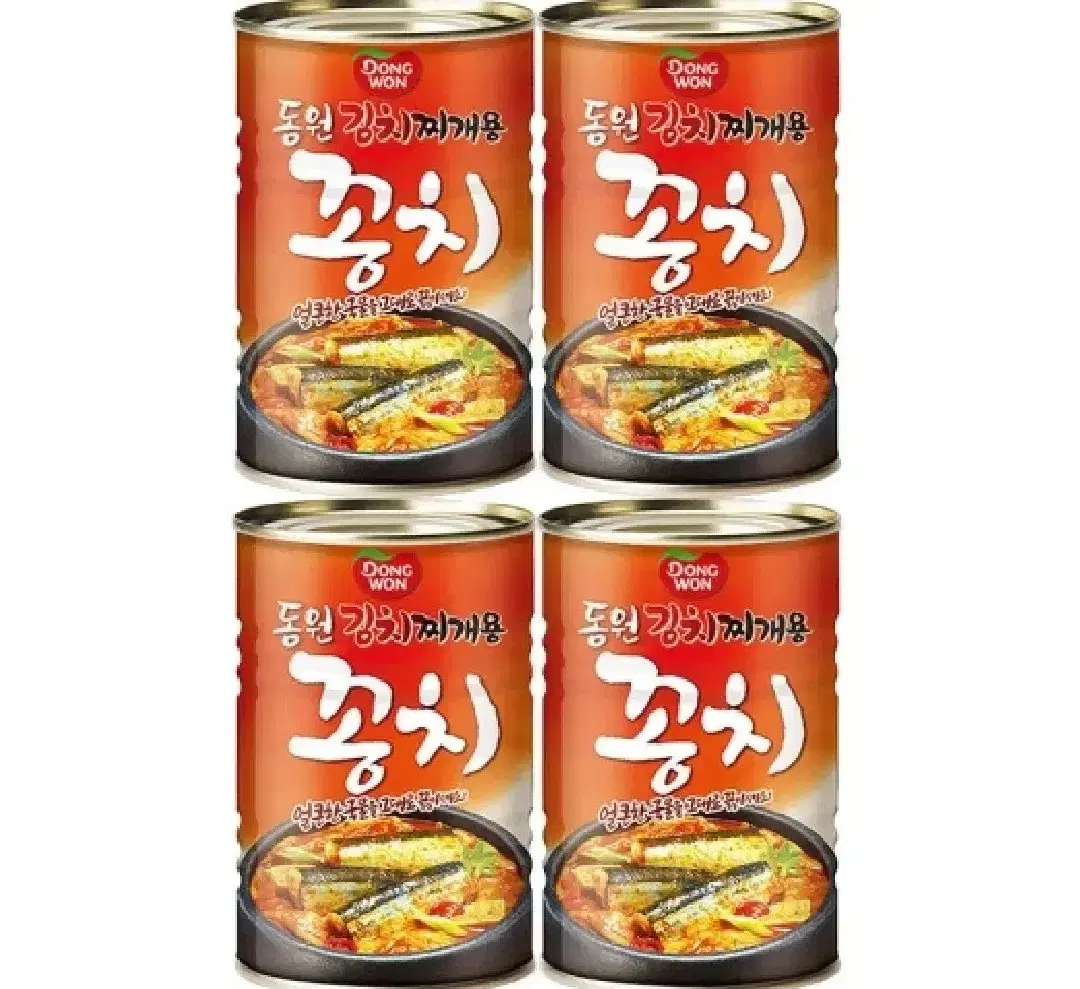 동원 김치찌개용 꽁치 300g 4캔 통조림