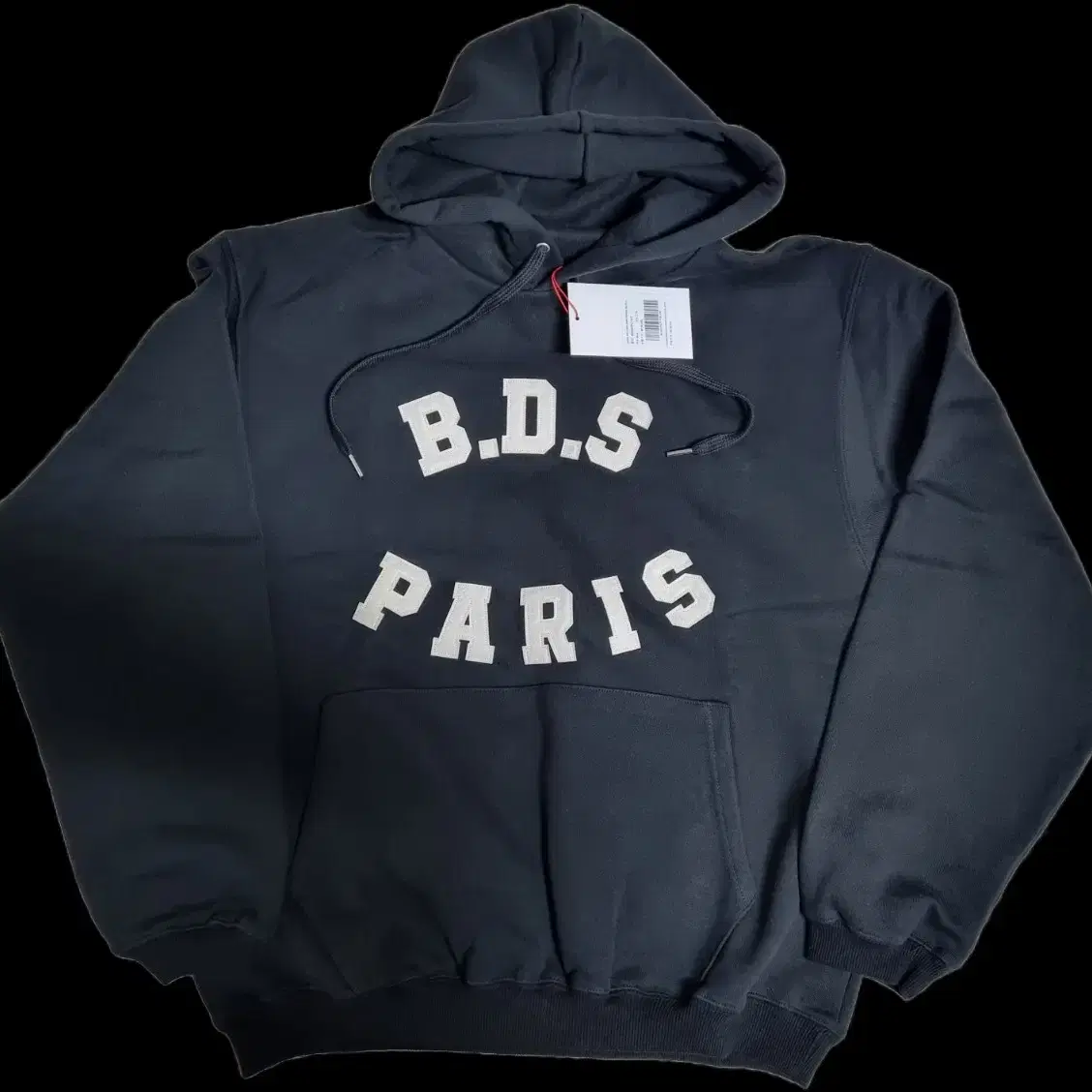 [새상품] 벌스데이수트 BDS PARIS HOODIE 블랙 M