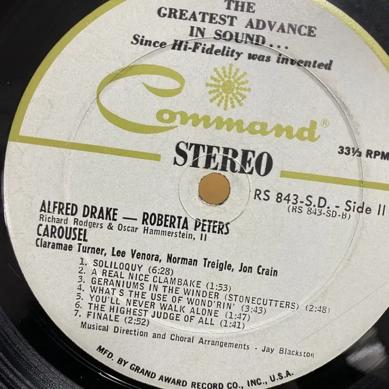 CAROUSEL LP / AA6154