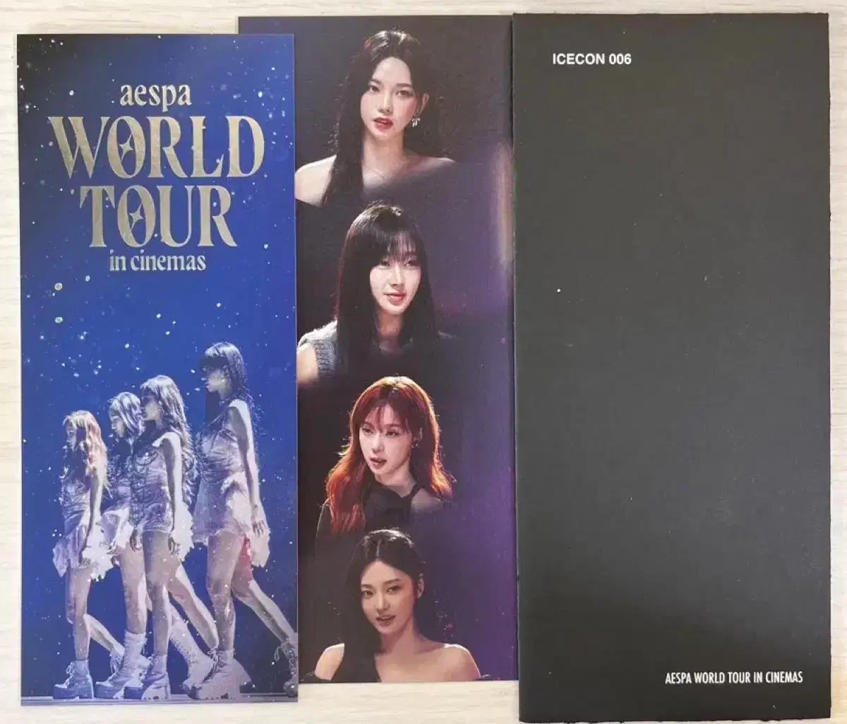 Aespa TTL movie aespa worldtour cinema photocard photocard winter karina