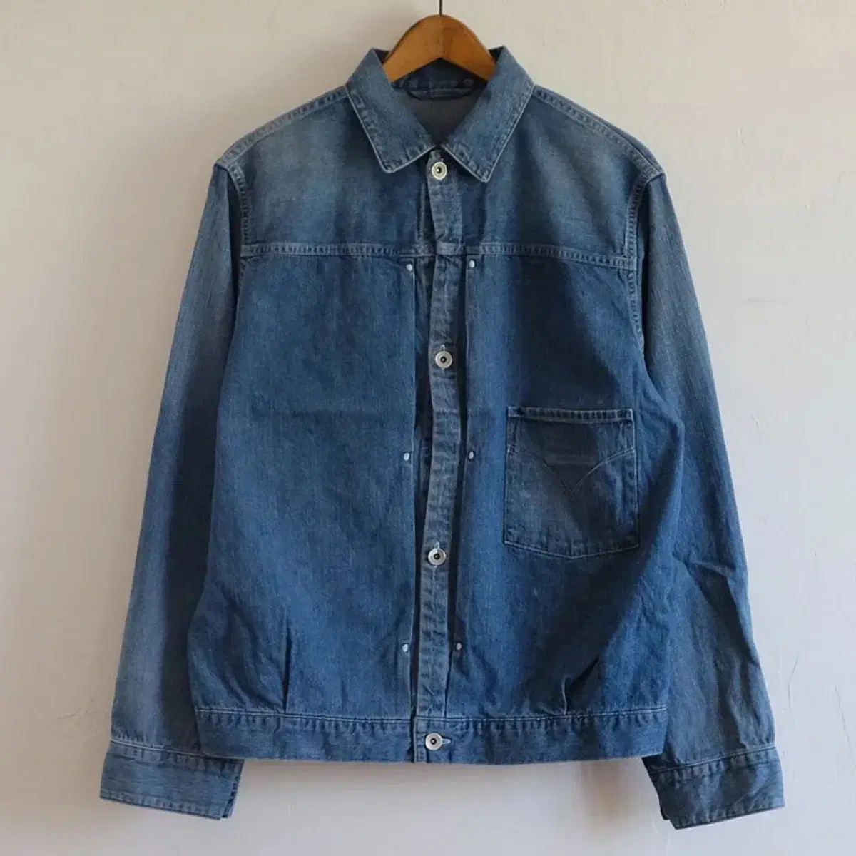 마티앤선즈 light oz denim blouse