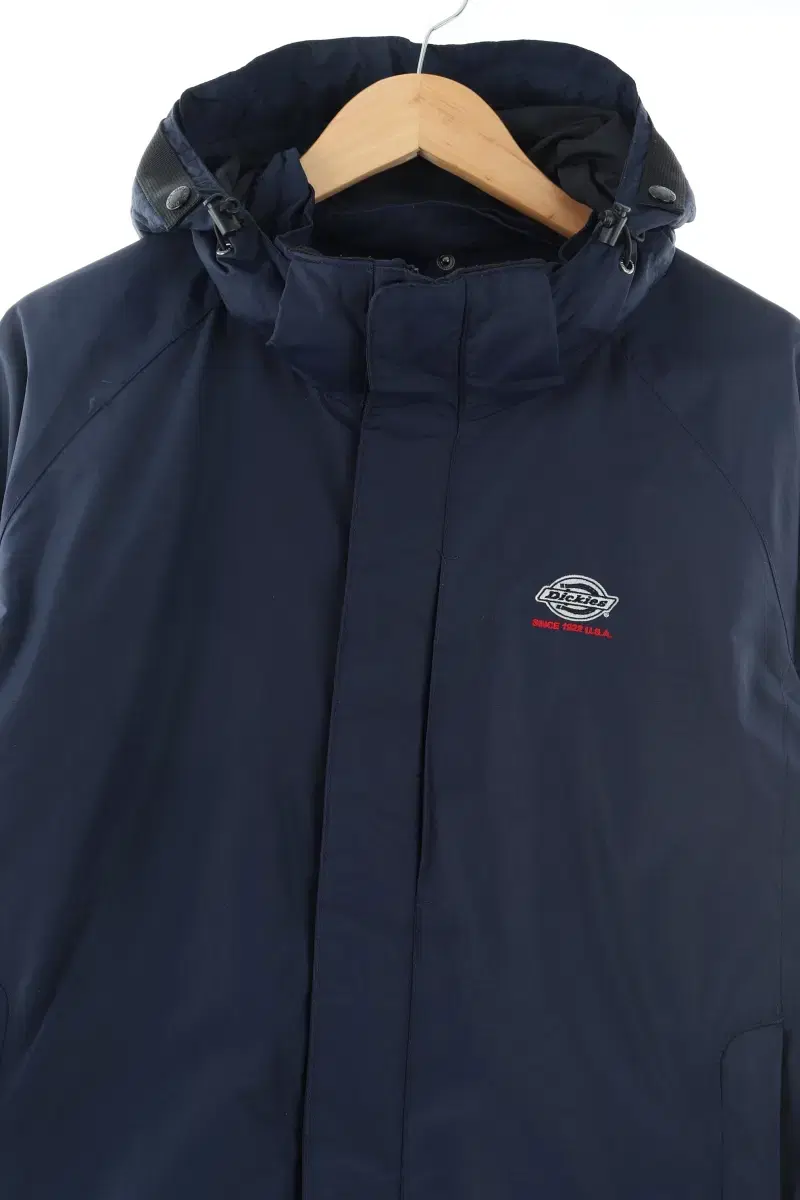 (M) Dickies Zip-up Windbreaker Jacket Navy Poly Old School - FCCF