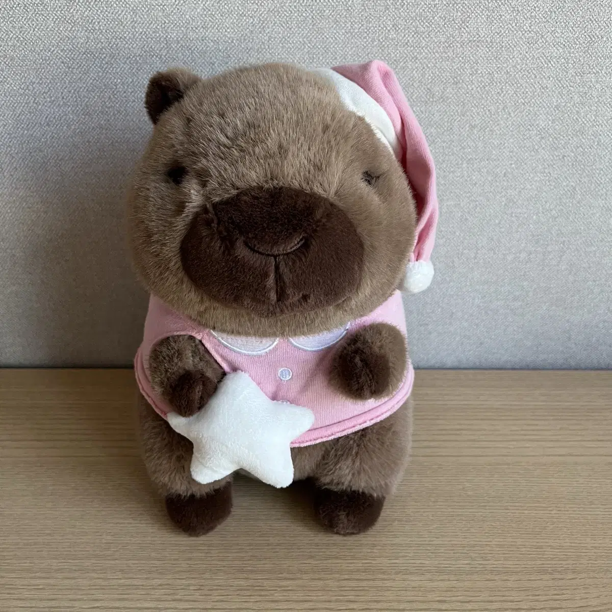 파자마 카피바라짱 다크브라운 인형 27cm