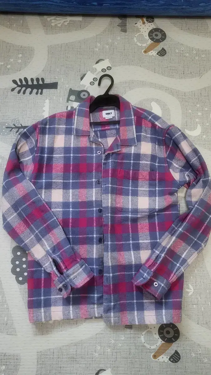 Obey Shirt Jacket Size L 100%