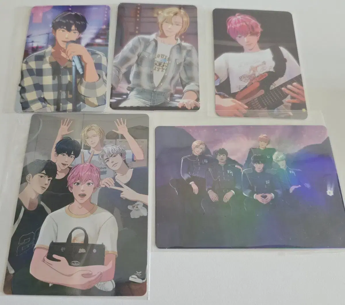 (Unsealed)Plave Encore Con 5만원 photocard 응원봉가방 빅포카 hologram 포카