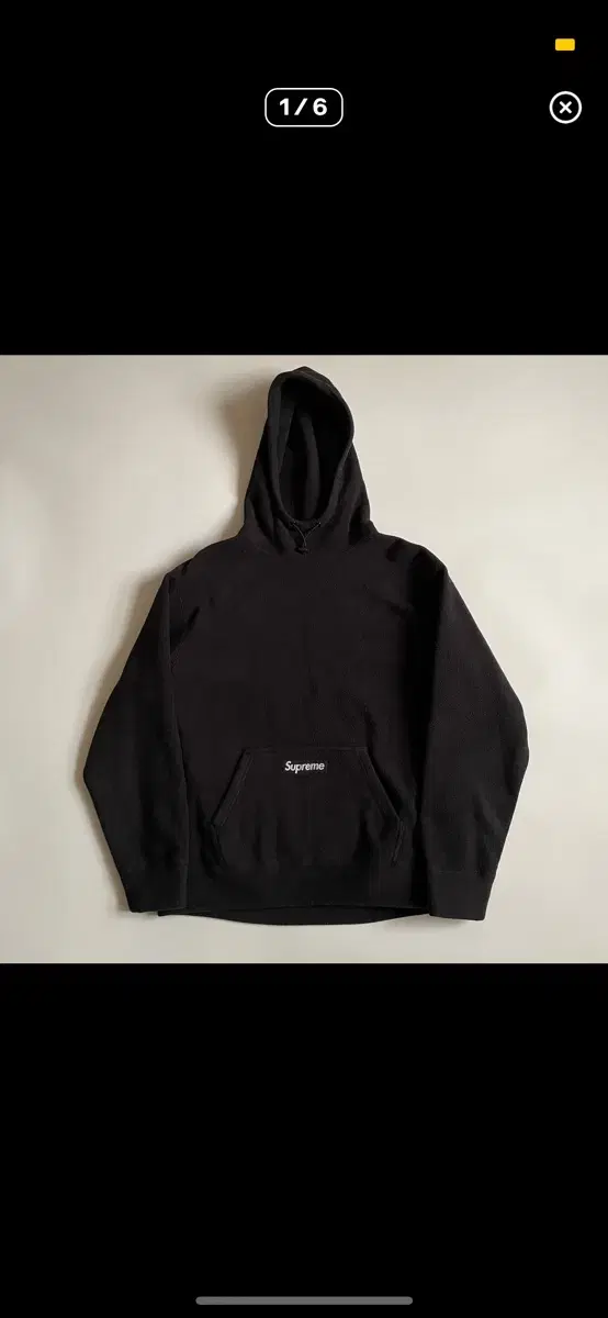 Supreme Supreme Fleece Hoodie Polartec