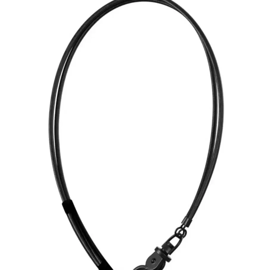 3way Leather Necklace(All Black)윈터 나띠 착용