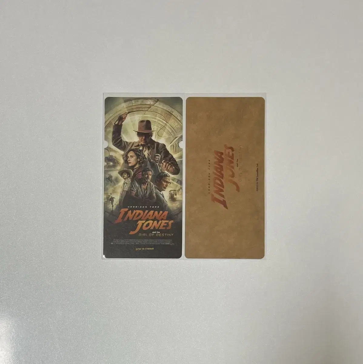 Indiana Jones special tickets (CineQ theater pre-order benefit)