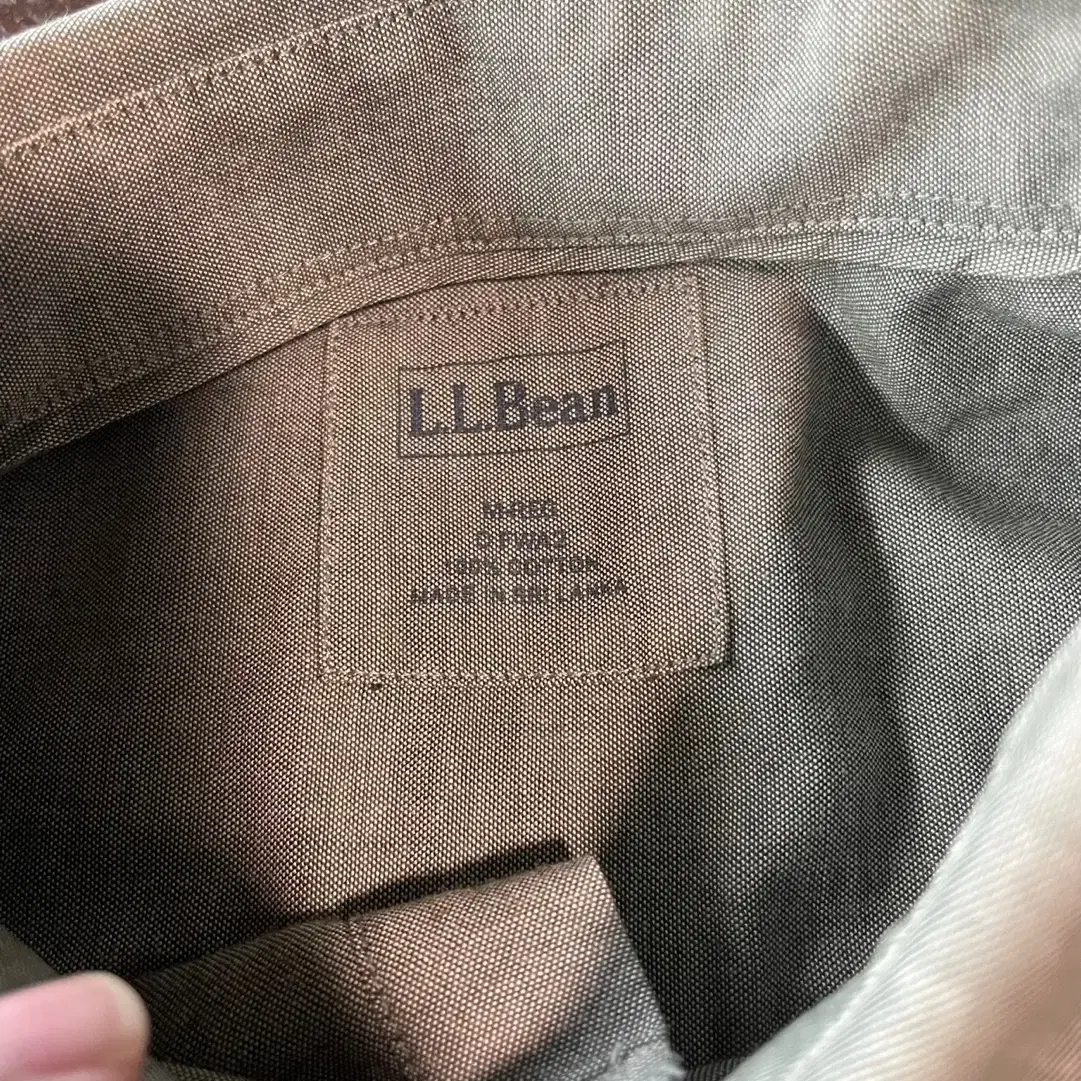 L.L.Bean 엘엘빈 원포켓 다운 버튼 코튼 셔츠