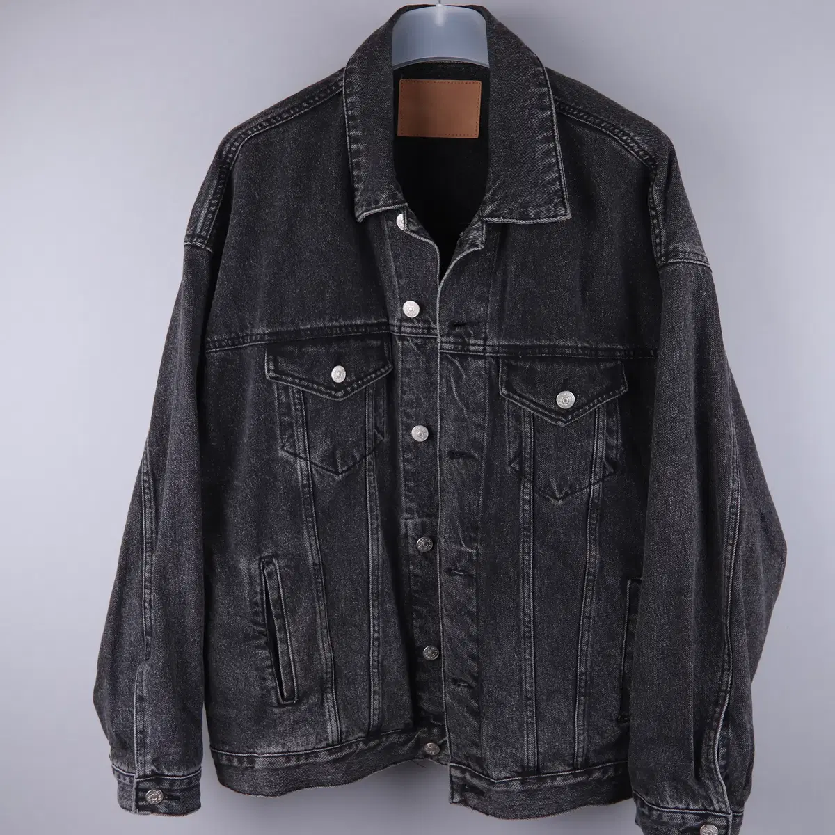 AVEC Jeans Jacket Black Denim Jacket (F)