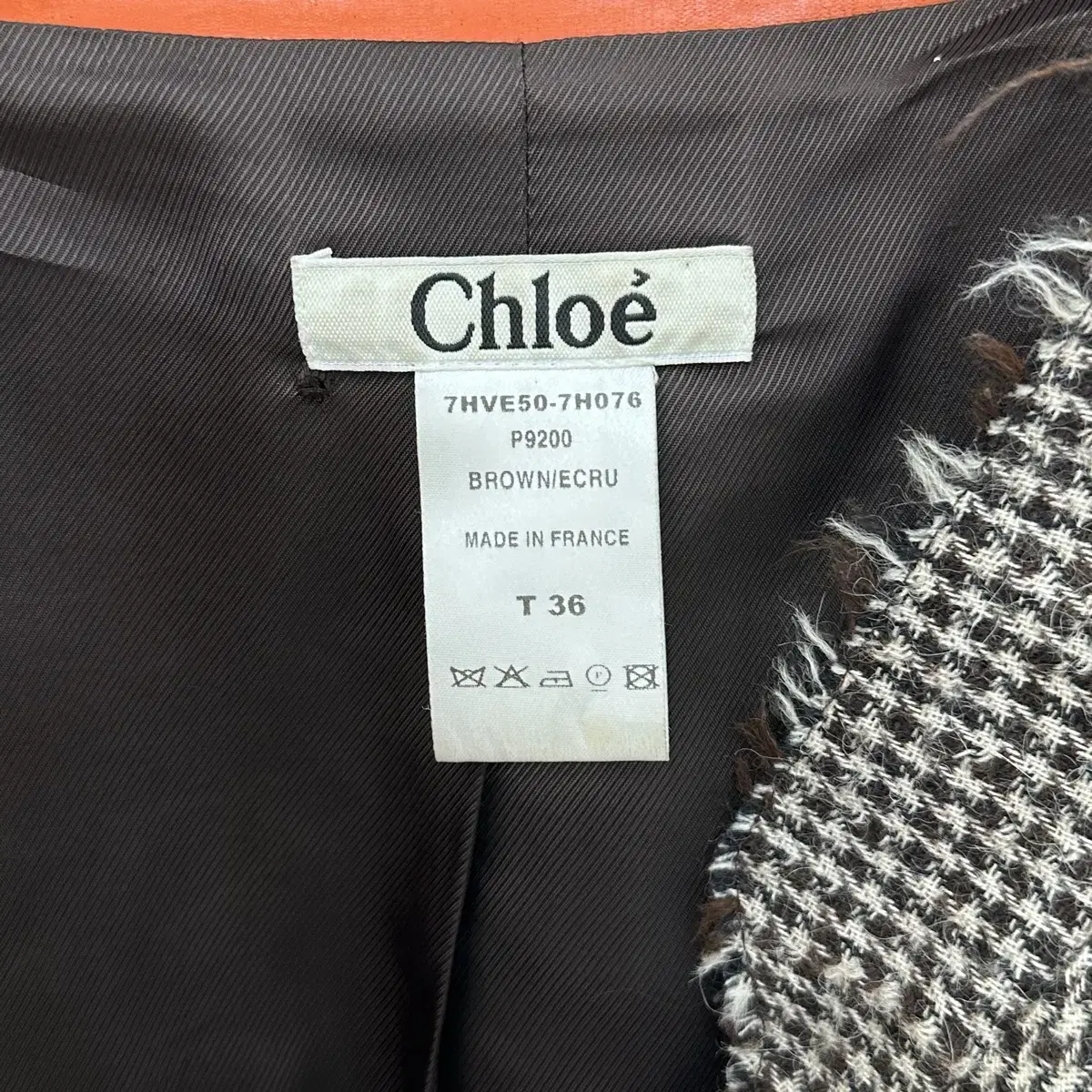 CHLOE 끌로에 울 알파카 자켓