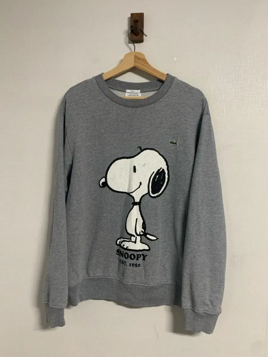 [L]Lacoste X Snoopy Man to Man