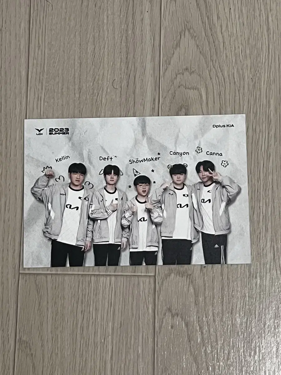 2023 LCK summer DK DePlus Kia postcard wts!