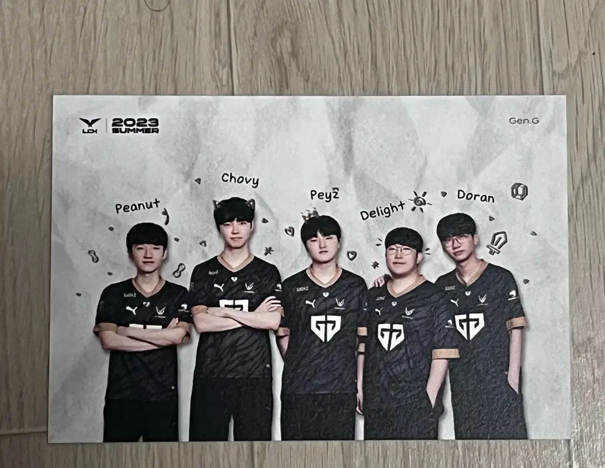 2023 LCK summer xenG postcard wts!