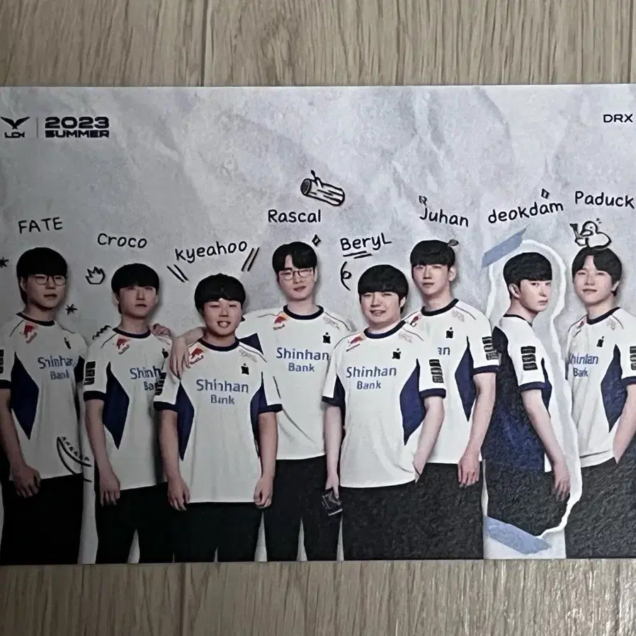 2023 LCK summer DRX 디알엑스 엽서 양도합니다!