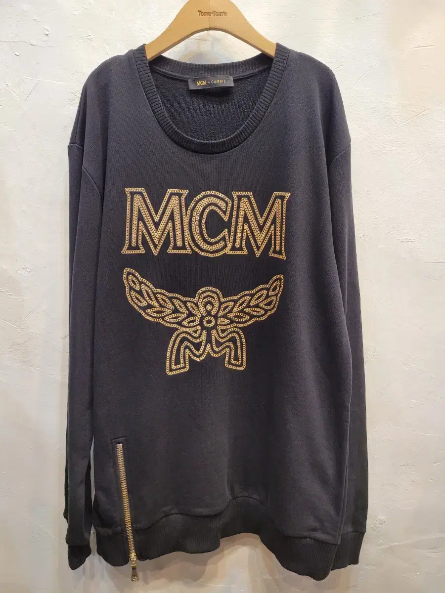 MCM 지퍼 맨투맨(L)