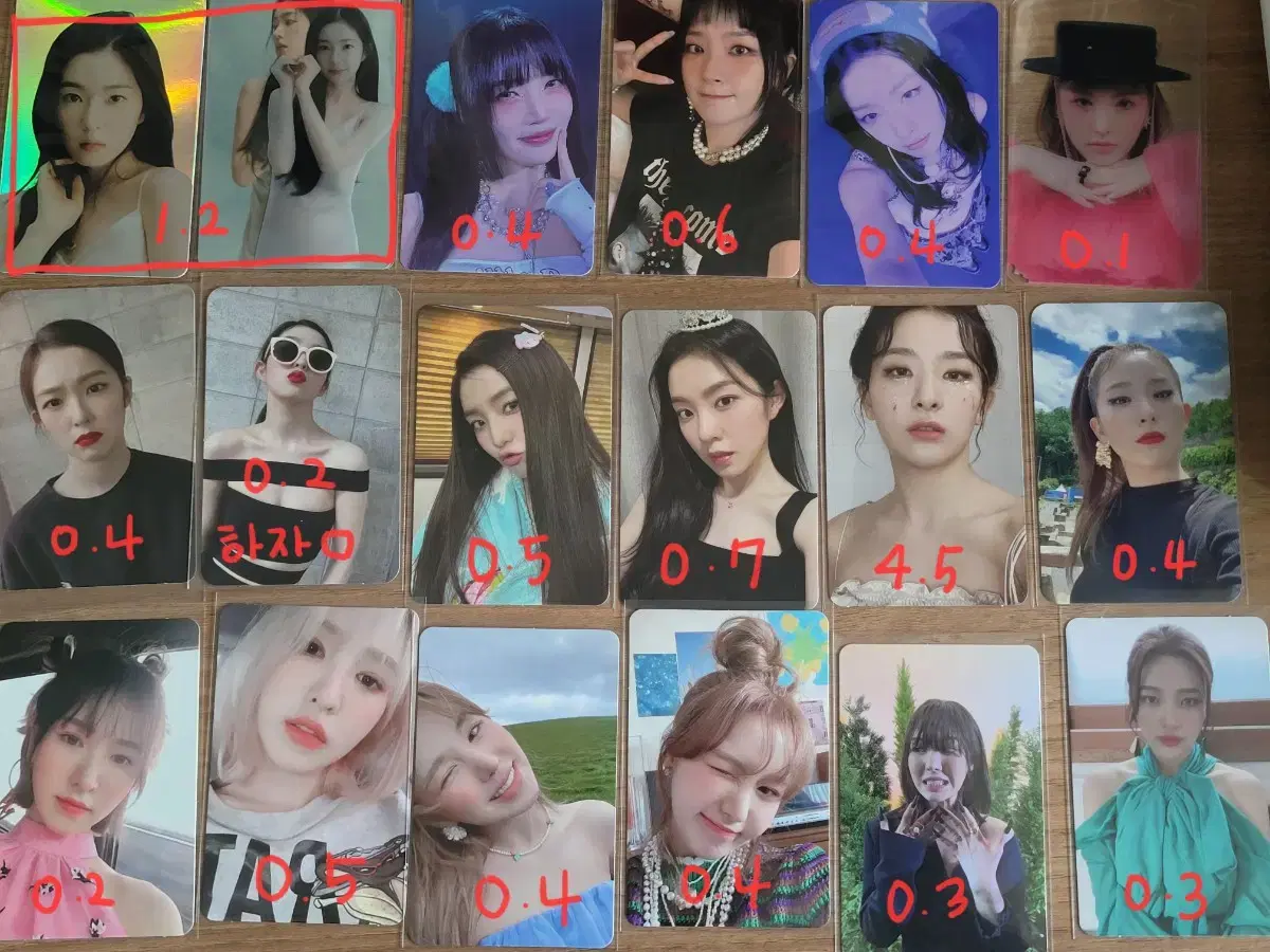 Red Velvet Levels irene seulgi wendyjoeyeri photocard pola wts sells