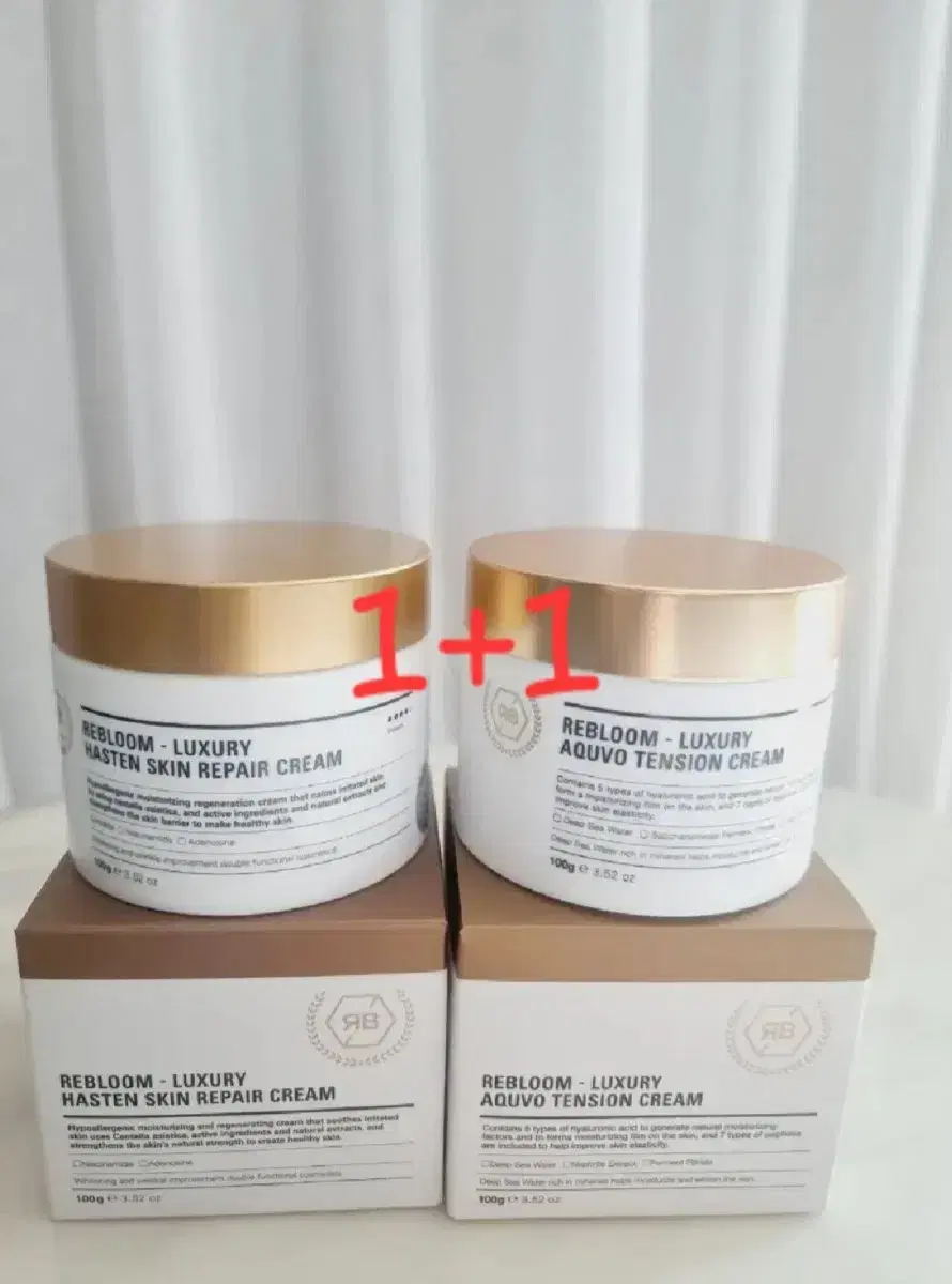 Reveal Rebloom Moisturizing Cream + Regenerating Cream 1+1 100g 2pcs