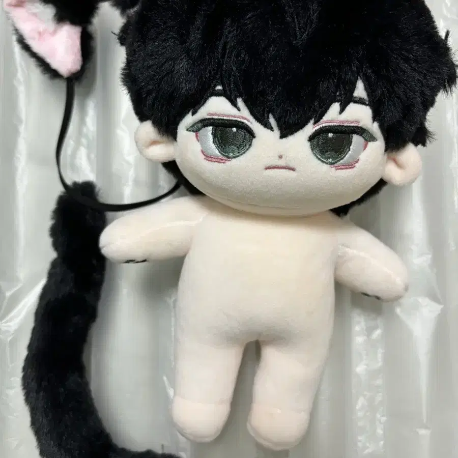 플레이브 하민속성 으른냥이 20cm+냥베레모,목도리