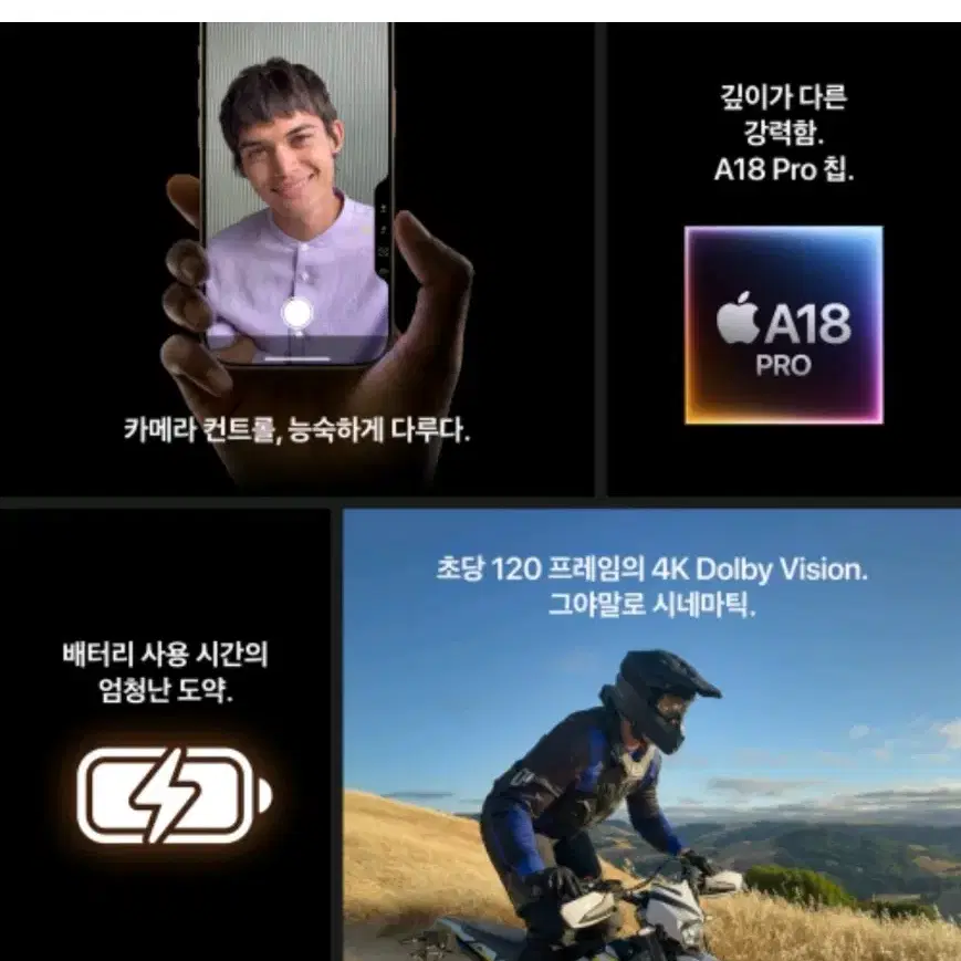 (새제품)Apple 정품 아이폰 16 Pro 자급제