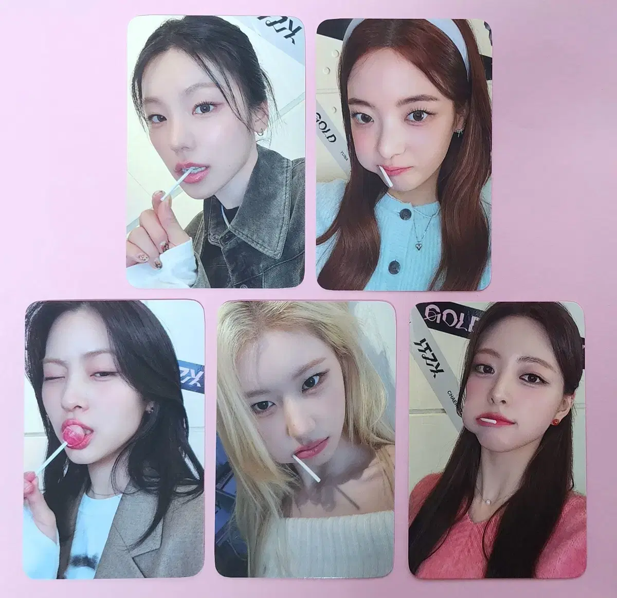 itzy with muu offline pansa unreleased photocard wts primary