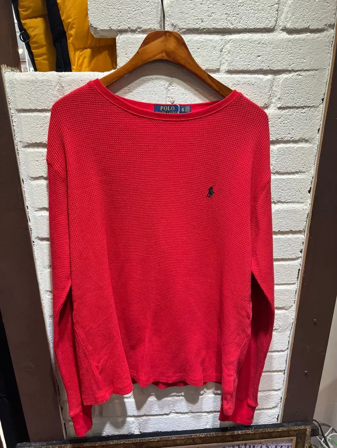 Polo Ralph Lauren Waffle Knit Scarlet