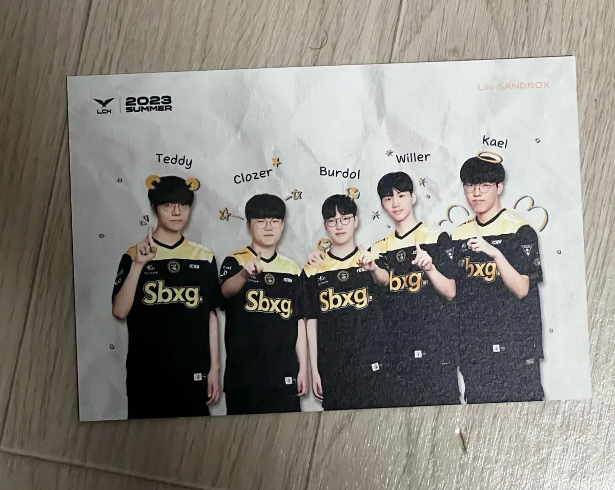 2023 LCK summer LSB live sandbox postcard wts!