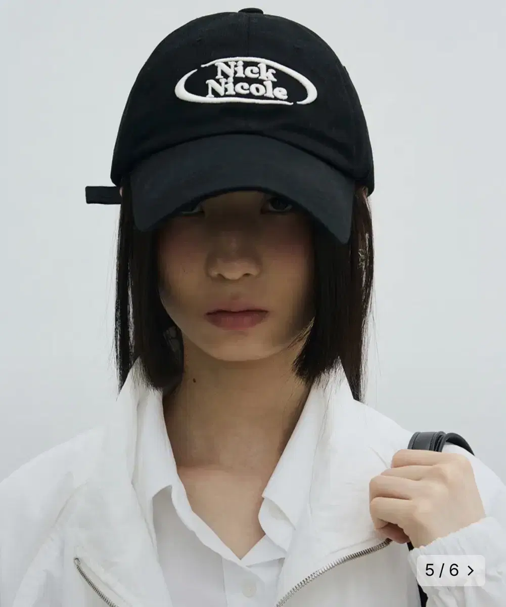 닉앤니콜 NICOLE SEOUL CIRCLE BALL CAP_BLACK