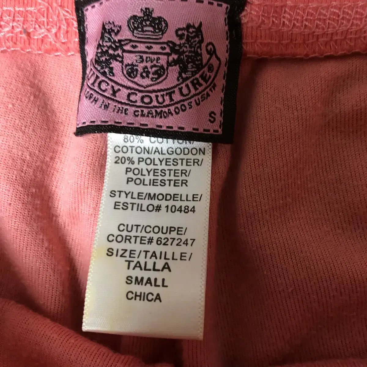 Vintage Juicy Couture pink velvet pt