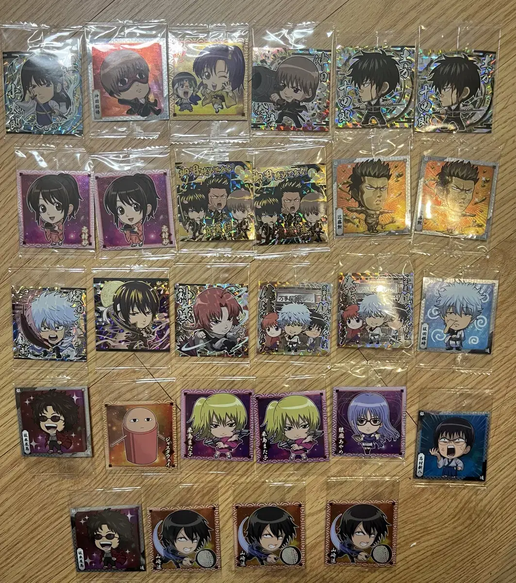 Gintama Wehasu Seal sticker Kintoki Hijikata Sogo Kamui Kagura Katsura