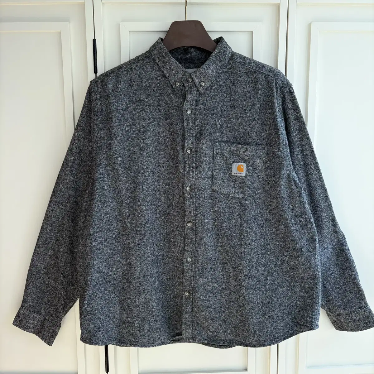 [2XL]Calhart Gray Cotton Shirt CH6185