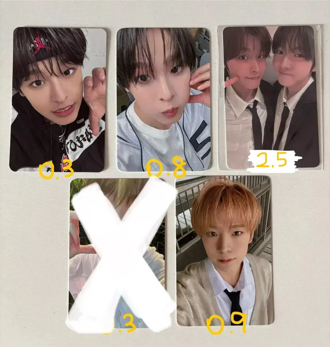 NCT Wish photocard unreleased photocard ld sion riku Sakuya Jaehee Uushi pop up Unit Photocard