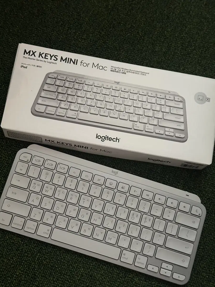 로지텍 mx keys mini for mac 풀박스