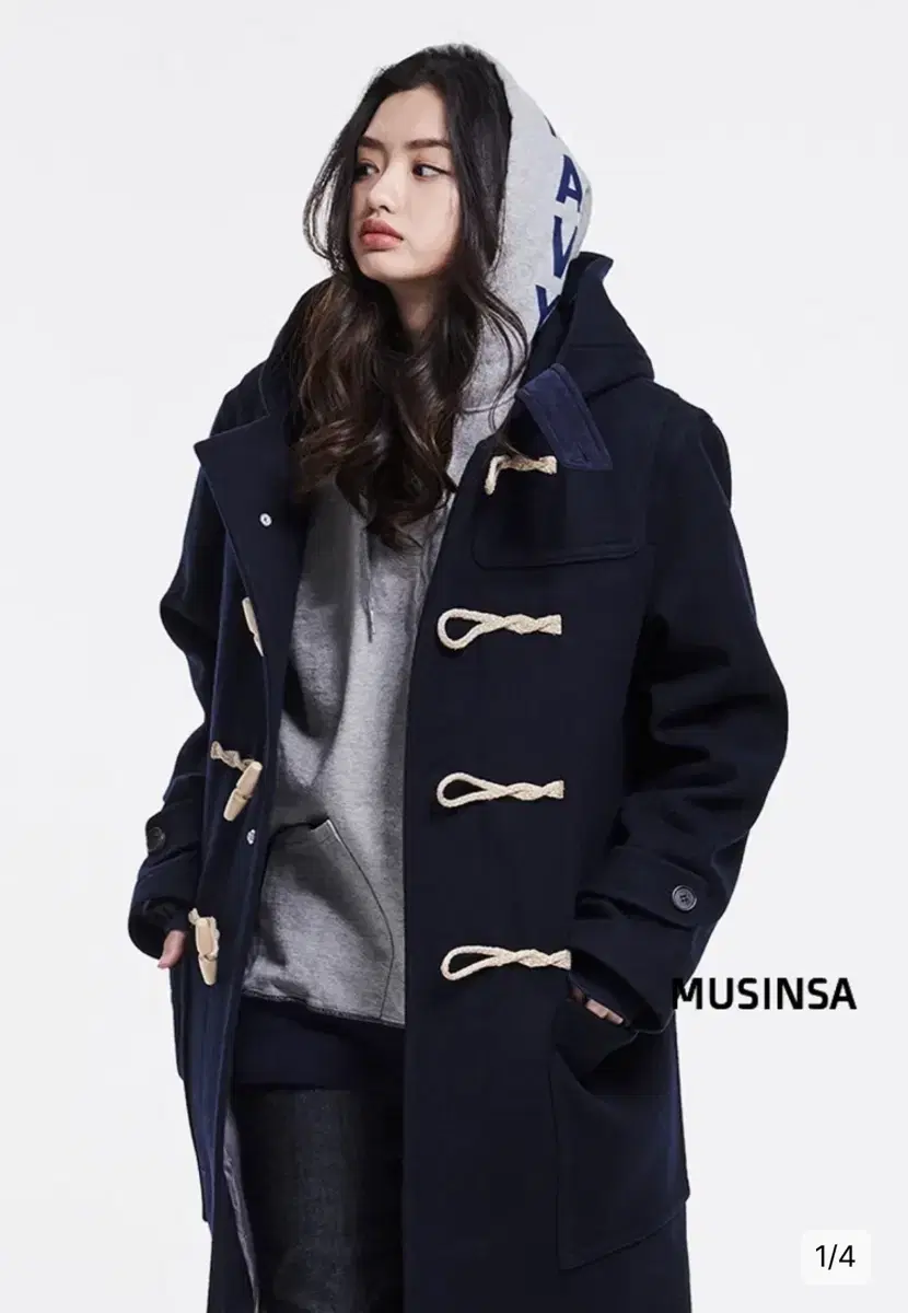 Lo-fi Overfit Steady Duffel Coat