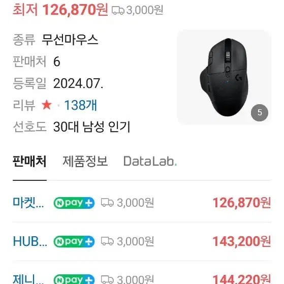 지슈라 G604 판매