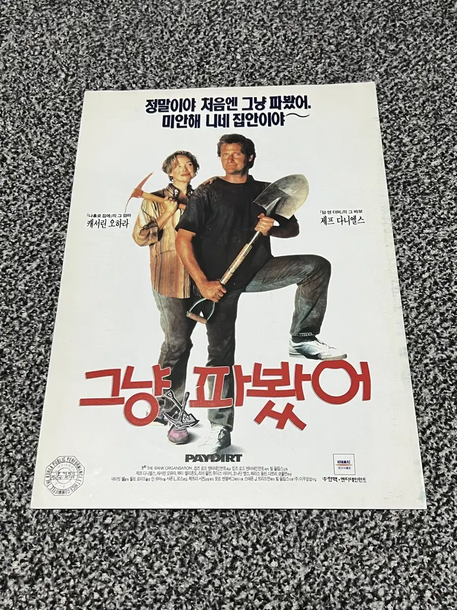 영화 그냥파봤어(1995) 전단지