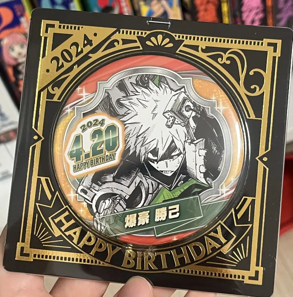 Katsuki Bakugo birthday CanBadge 2024 Hero Academia Hiroaka Nahia