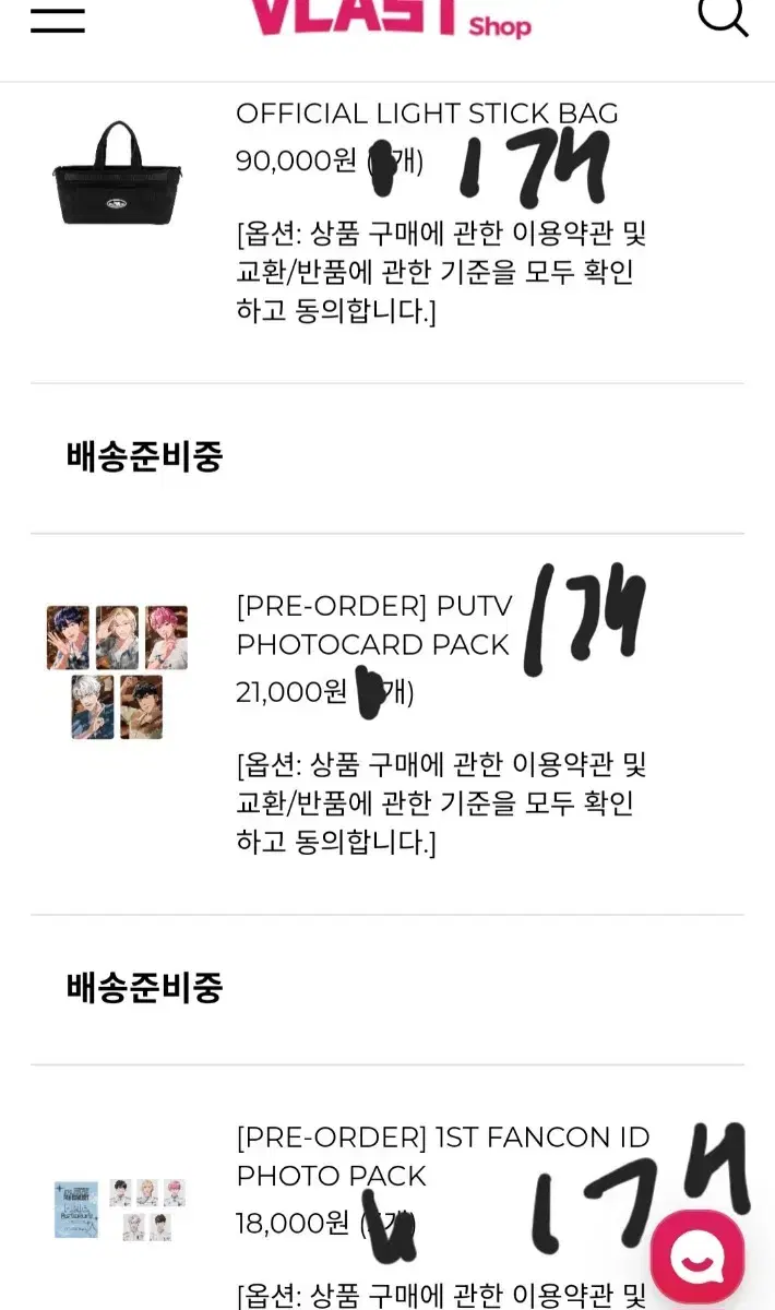 Plave Cost Transfer Bag photocard Deposit