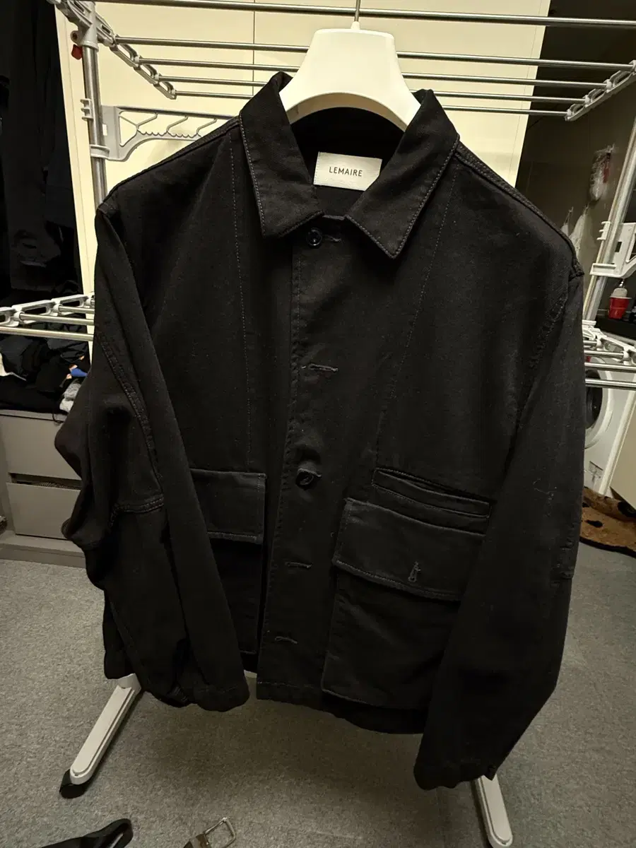 Lemaire 23ss Boxy Jacket Black L